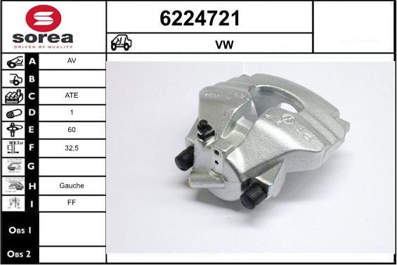 STARTCAR 6224721 - Тормозной суппорт autospares.lv