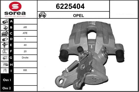 STARTCAR 6225404 - Тормозной суппорт autospares.lv