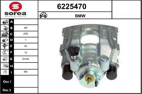 STARTCAR 6225470 - Тормозной суппорт autospares.lv