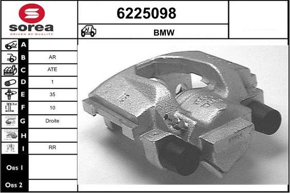 STARTCAR 6225098 - Тормозной суппорт autospares.lv