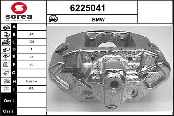 STARTCAR 6225041 - Тормозной суппорт autospares.lv