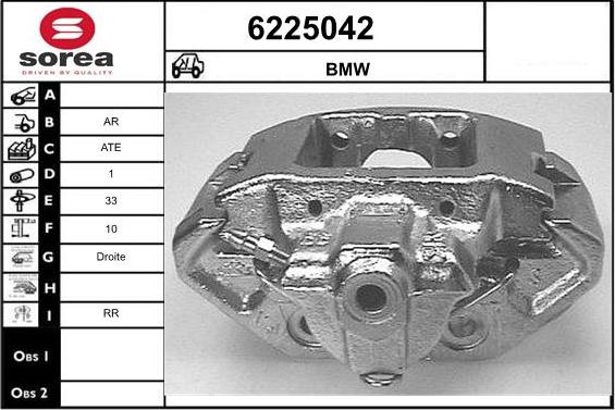 STARTCAR 6225042 - Тормозной суппорт autospares.lv