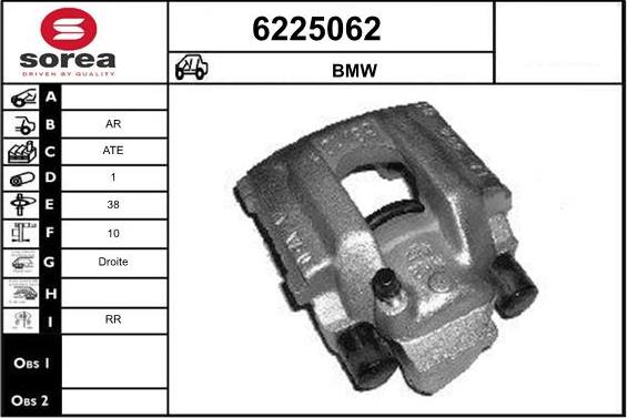 STARTCAR 6225062 - Тормозной суппорт autospares.lv