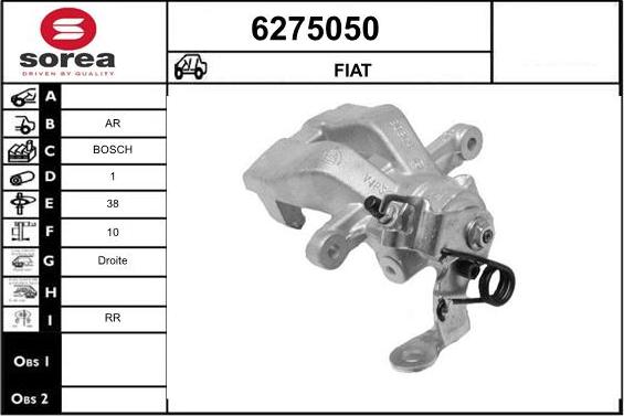 STARTCAR 6275050 - Тормозной суппорт autospares.lv