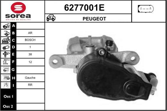 STARTCAR 6277001E - Тормозной суппорт autospares.lv