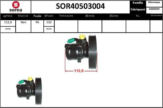 STARTCAR SOR40503004 - Гидравлический насос, рулевое управление, ГУР autospares.lv