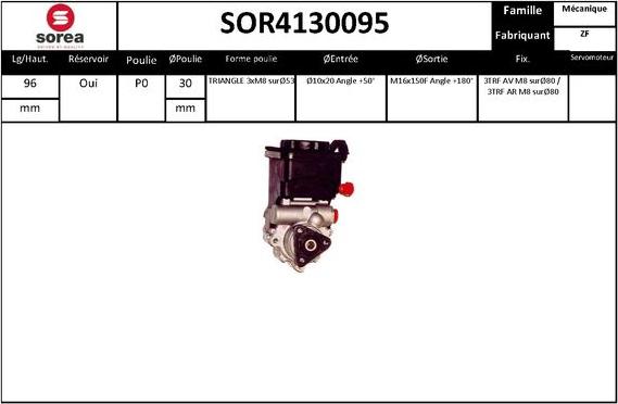 STARTCAR SOR4130095 - Гидравлический насос, рулевое управление, ГУР autospares.lv