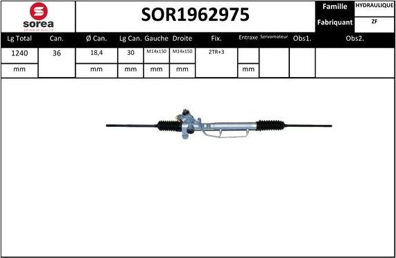 STARTCAR SOR1962975 - Рулевой механизм, рейка autospares.lv