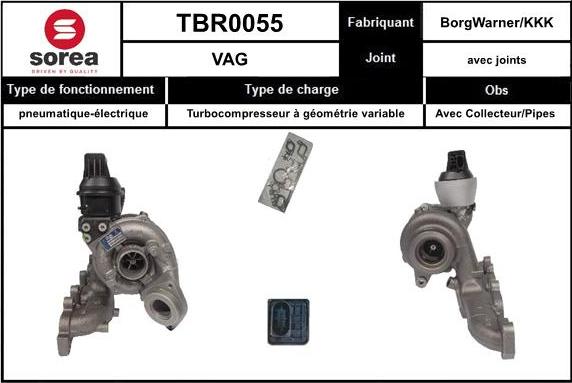 STARTCAR TBR0055 - Турбина, компрессор autospares.lv