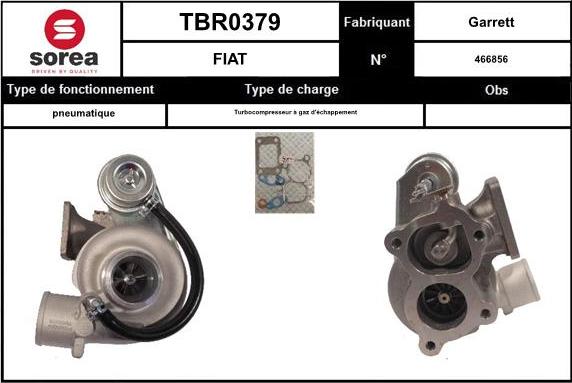 STARTCAR TBR0379 - Турбина, компрессор autospares.lv