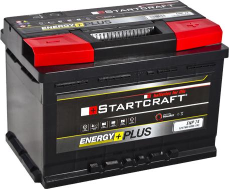 STARTCRAFT ENP 74 - Стартерная аккумуляторная батарея, АКБ autospares.lv