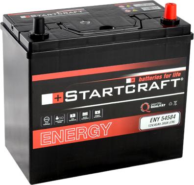 STARTCRAFT ENY 54584 - Стартерная аккумуляторная батарея, АКБ autospares.lv