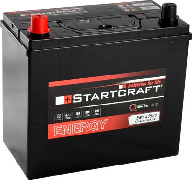 STARTCRAFT ENY 54524 - Стартерная аккумуляторная батарея, АКБ autospares.lv