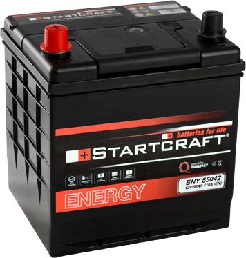 STARTCRAFT ENY 55042 - Стартерная аккумуляторная батарея, АКБ autospares.lv