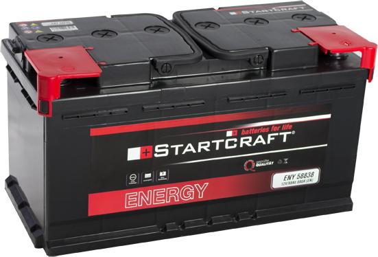 STARTCRAFT ENY 58838 - Стартерная аккумуляторная батарея, АКБ autospares.lv