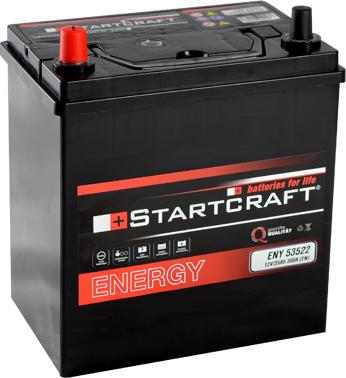 STARTCRAFT ENY 53522 - Стартерная аккумуляторная батарея, АКБ autospares.lv
