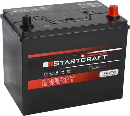 STARTCRAFT ENY 57029 - Стартерная аккумуляторная батарея, АКБ autospares.lv