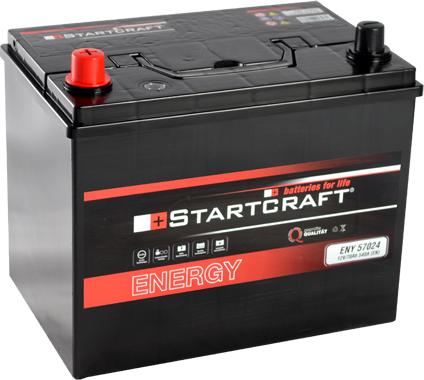 STARTCRAFT ENY 57024 - Стартерная аккумуляторная батарея, АКБ autospares.lv