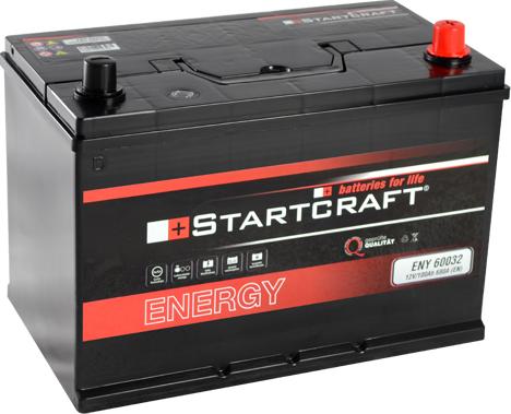 STARTCRAFT ENY 60032 - Стартерная аккумуляторная батарея, АКБ autospares.lv