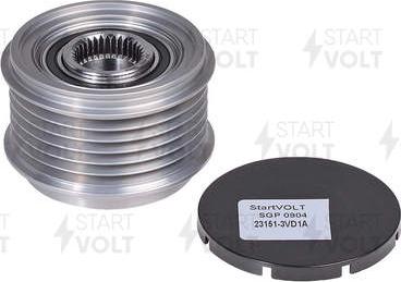 StartVOLT SGP 0904 - Шкив генератора, муфта autospares.lv