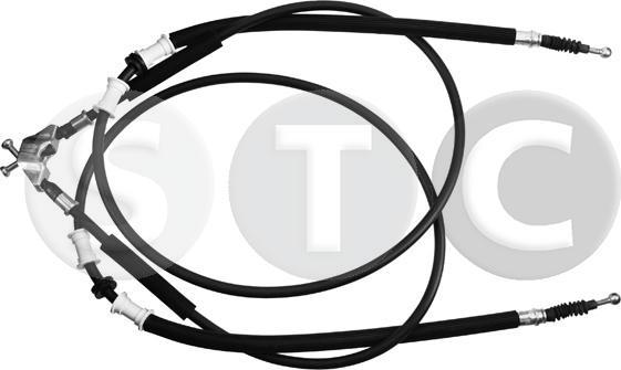 STC T480416 - Тросик, cтояночный тормоз autospares.lv