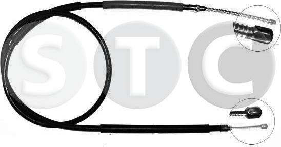 STC T480470 - Тросик, cтояночный тормоз autospares.lv