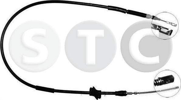 STC T480557 - Тросик, cтояночный тормоз autospares.lv