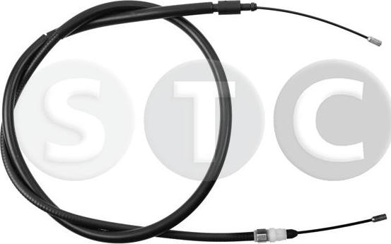 STC T480837 - Тросик, cтояночный тормоз autospares.lv