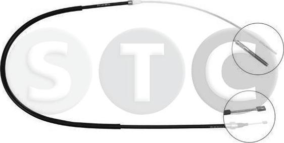 STC T480214 - Тросик, cтояночный тормоз autospares.lv