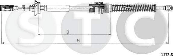 STC T481548 - Тросик газа autospares.lv