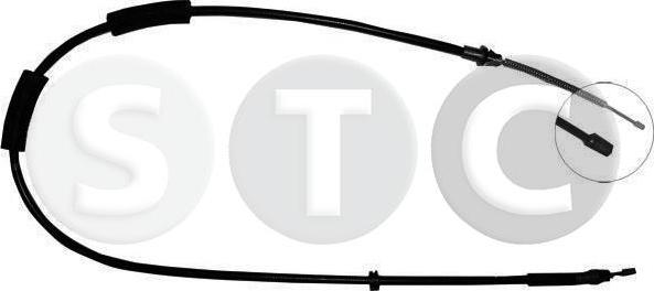 STC T481790 - Тросик, cтояночный тормоз autospares.lv