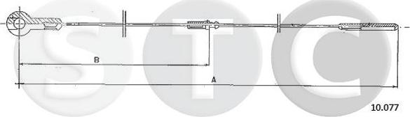 STC T483805 - Тросик газа autospares.lv