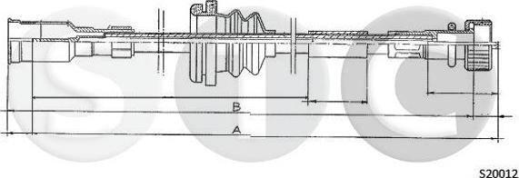 STC T482432 - Тросик спидометра autospares.lv