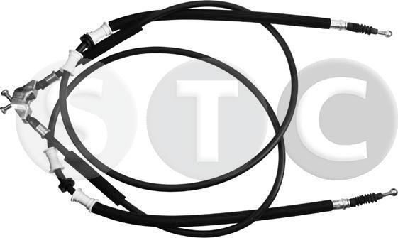 STC T482477 - Тросик, cтояночный тормоз autospares.lv