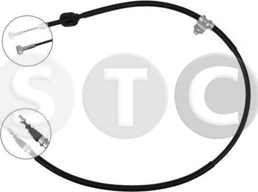 STC T482094 - Тросик, cтояночный тормоз autospares.lv