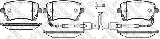 Stellox 908 002-SX - Тормозные колодки, дисковые, комплект autospares.lv