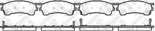 Stellox 426 004-SX - Тормозные колодки, дисковые, комплект autospares.lv