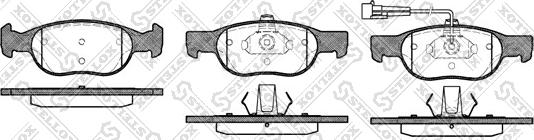 Stellox 599 011B-SX - Тормозные колодки, дисковые, комплект autospares.lv