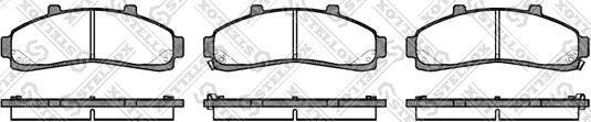 Stellox 582 002B-SX - Тормозные колодки, дисковые, комплект autospares.lv