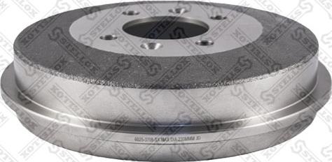 Stellox 6025-3708-SX - Тормозной барабан autospares.lv