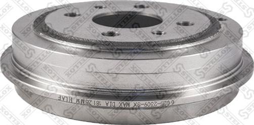 Stellox 6025-2309-SX - Тормозной барабан autospares.lv