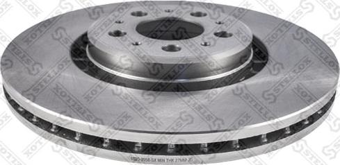 Stellox 6020-9958-SX - Тормозной диск autospares.lv