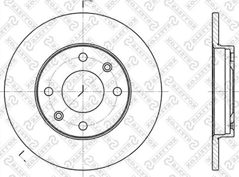 Quinton Hazell BDC3477 - Тормозной диск autospares.lv