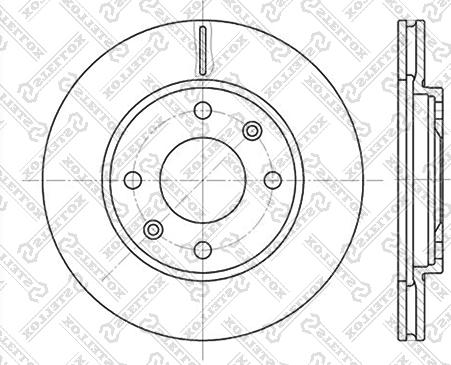 Stellox 6020-9918V-SX - Тормозной диск autospares.lv