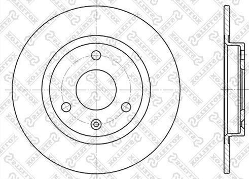 Stellox 6020-9917-SX - Тормозной диск autospares.lv