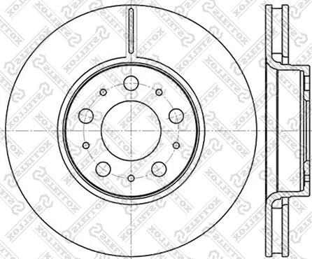 Stellox 6020-4841V-SX - Тормозной диск autospares.lv