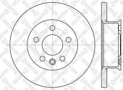 Stellox 6020-4746-SX - Тормозной диск autospares.lv