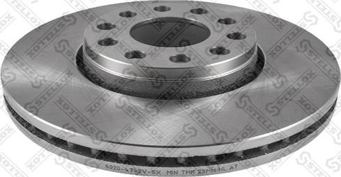 Stellox 6020-4743V-SX - Тормозной диск autospares.lv