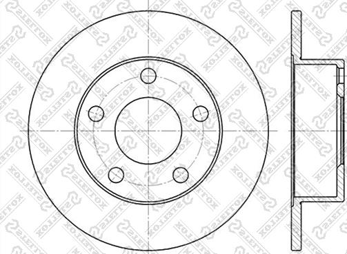 Stellox 6020-4764-SX - Тормозной диск autospares.lv