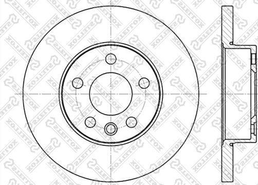 Stellox 6020-4766-SX - Тормозной диск autospares.lv